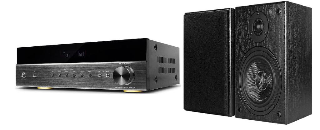 Set Hs Receiver 5.2 + Parlantes Bookshelf