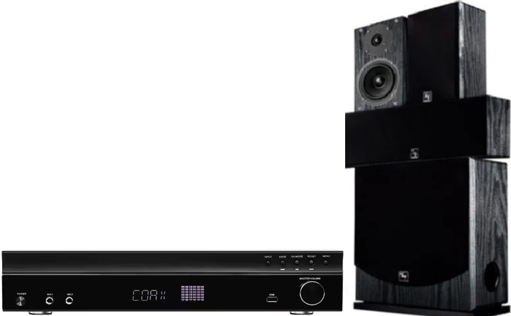 Receiver Hypersound 5.1- Av-6380 + Parlantes 3.1